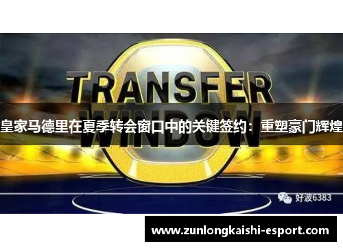 皇家马德里在夏季转会窗口中的关键签约：重塑豪门辉煌